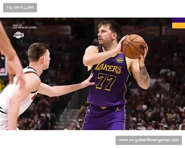 湖人掘金场边明星云集，詹姆斯东契奇赛后交换球衣